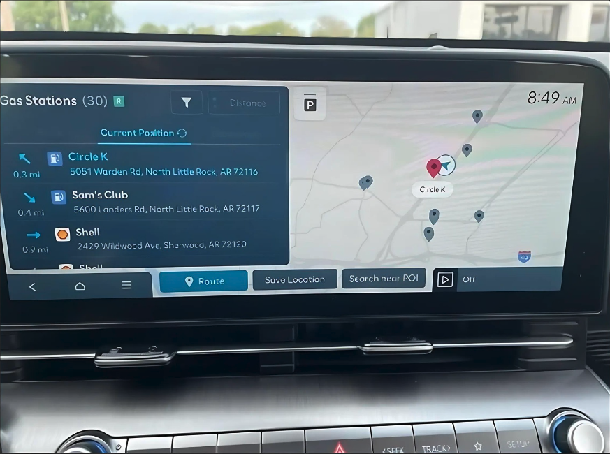 Entertainment features at Crain Hyundai of North Little Rock